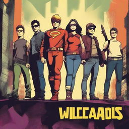 A poster for a TV superheroes crime mystery series called 'The Wildcards'