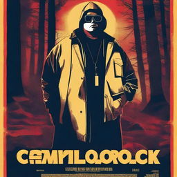 Design a cinematic poster for a film titled 'Camp Bloodrock'