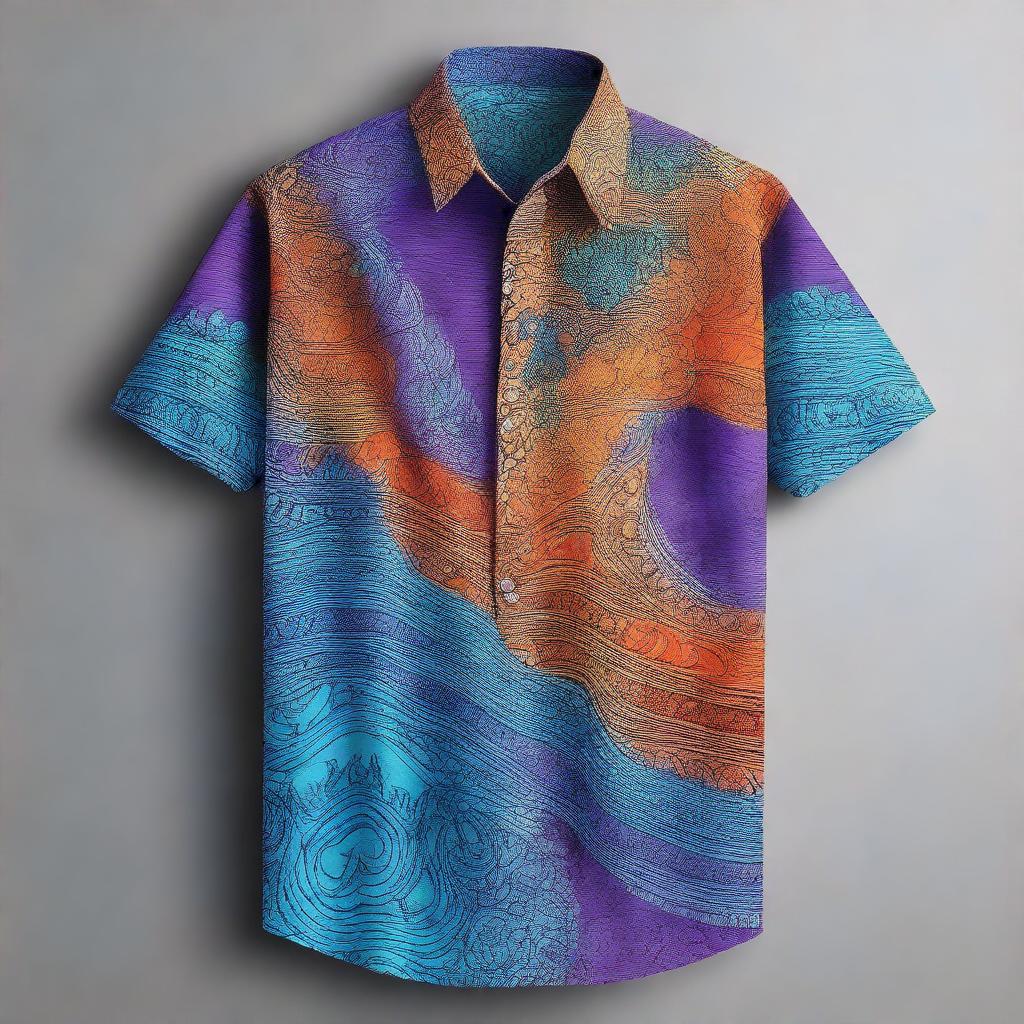 Create a school batik shirt design