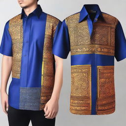 Create a school batik shirt design