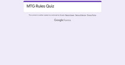 Are You a Magic: The Gathering Rules Master?
