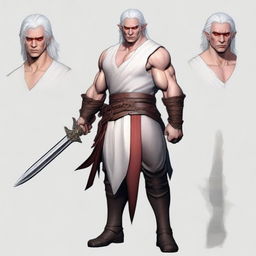 Create a human character with the following characteristics: human, arcane warrior class, 1