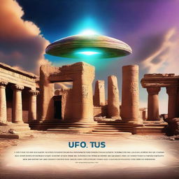 Create a captivating thumbnail image for a video titled 'Unveiling Hidden Truth: Could UFO Phenomena Confirm Ancient Beliefs?'