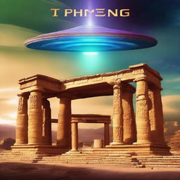 Create a captivating thumbnail image for a video titled 'Unveiling Hidden Truth: Could UFO Phenomena Confirm Ancient Beliefs?'