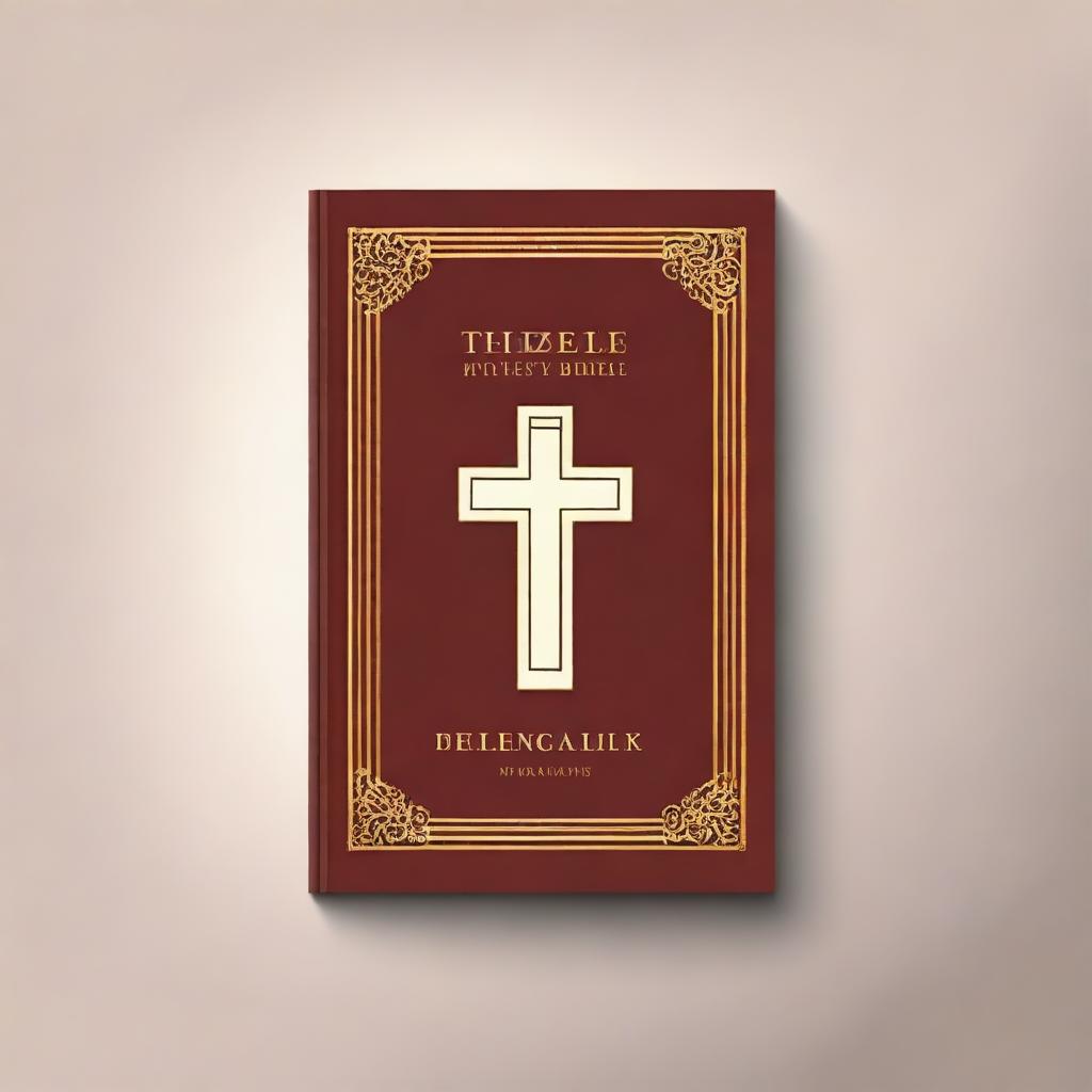 Create a book cover for the Bible