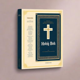 Create a book cover for a book titled 'Holy Book of Bob'