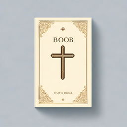 Create a book cover for a book titled 'Holy Book of Bob'