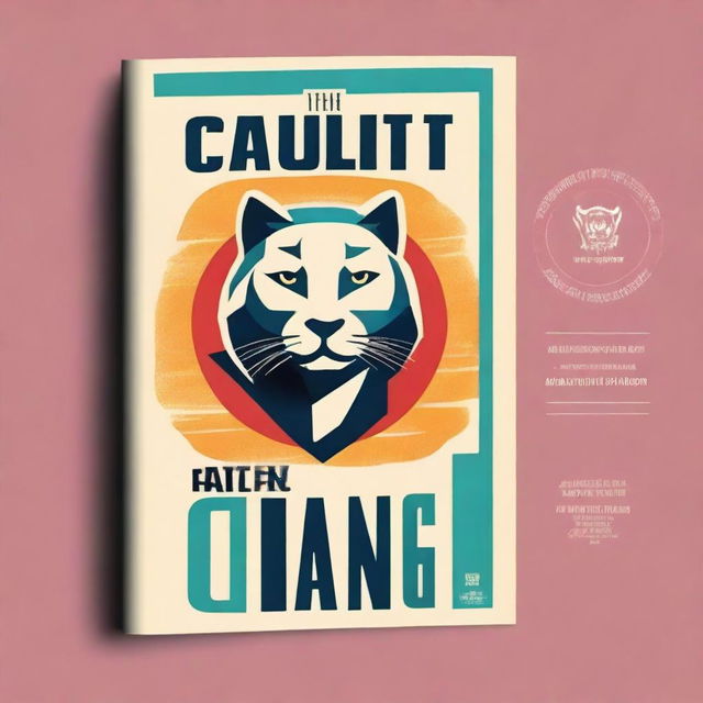 Create a retro-style book cover for a book titled 'The Catalyst for Change'