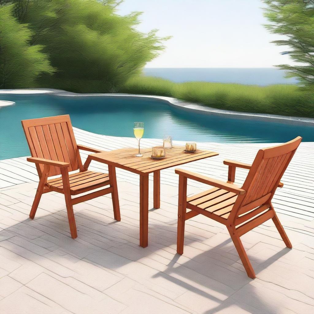 Design of outdoor chairs that prioritize convenience and comfort