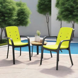 Design of outdoor chairs that prioritize convenience and comfort