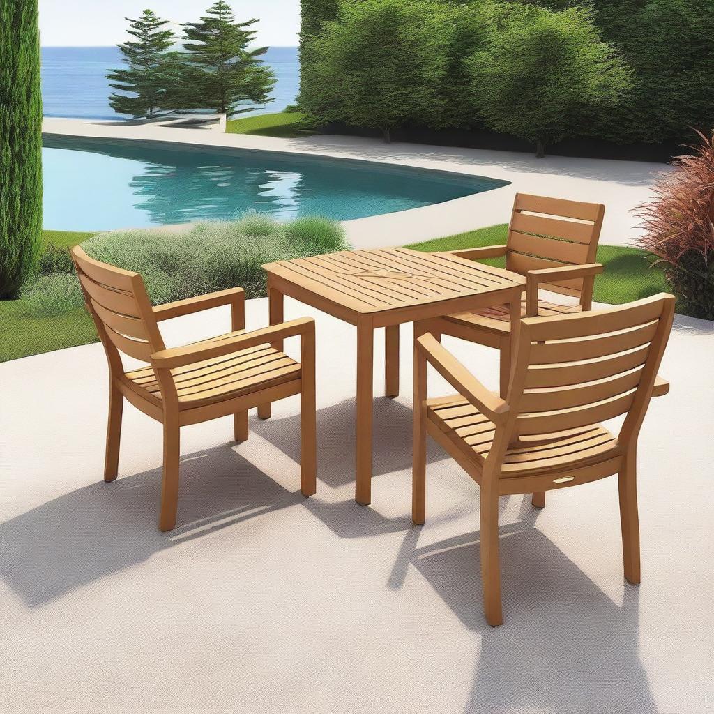 Design of outdoor chairs that prioritize convenience and comfort