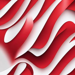 Create an abstract image featuring a smooth gradation of red and white colors