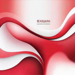 Create an abstract image featuring a smooth gradation of red and white colors