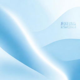 Create an abstract image featuring a smooth gradation of light blue and white colors