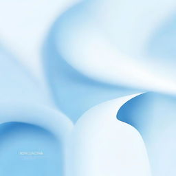 Create an abstract image featuring a smooth gradation of light blue and white colors