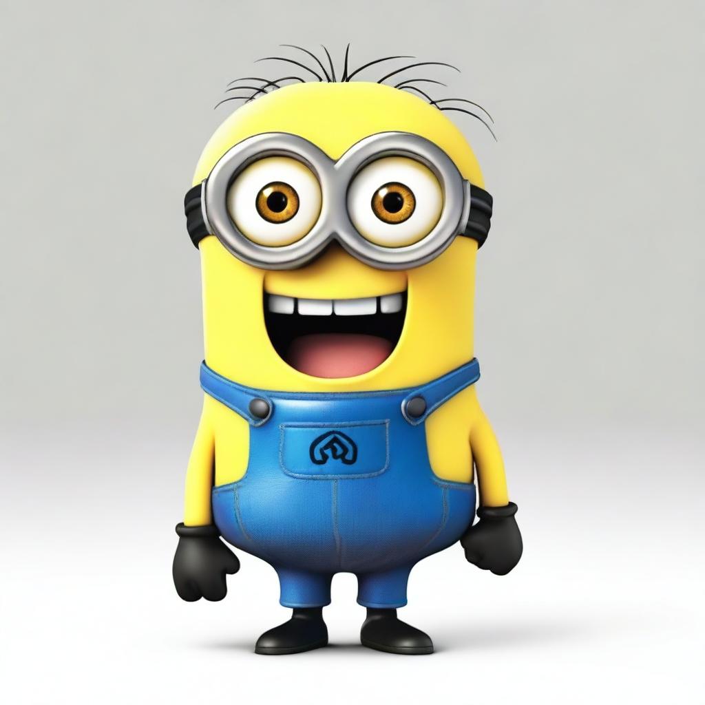 Create an image of a Minion named Mel from the Despicable Me series