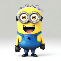 Create an image of a Minion named Mel from the Despicable Me series