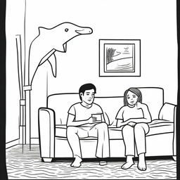 A November Friday night, Jorge is lying on his couch watching a dolphin documentary, half-asleep