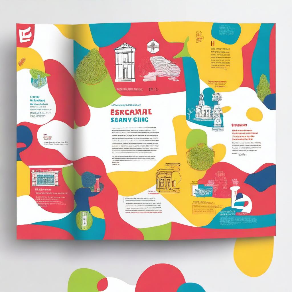 Create a modern and dynamic school agenda cover for Instituto Francisco Ayala in Granada, Andalucía, Spain