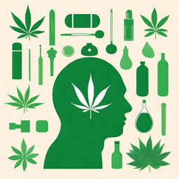 Create an image for 'Cannabis Medicinal, curando corpo mente alma e espirito'