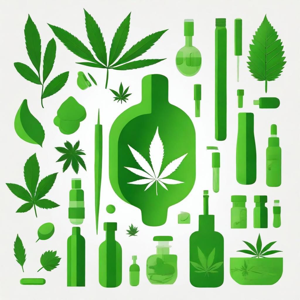 Create an image for 'Cannabis Medicinal, curando corpo mente alma e espirito'