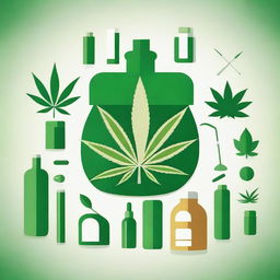 Create an image for 'Cannabis Medicinal, curando corpo mente alma e espirito'