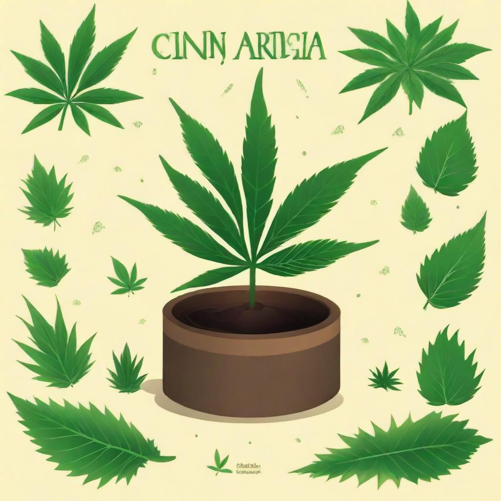 Create an image for 'Cannabis Medicinal cultivando a vida'