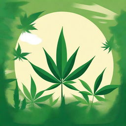 Create an image for 'Cannabis Medicinal cultivando a vida'