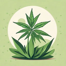 Create an image for 'Cannabis Medicinal cultivando a vida'