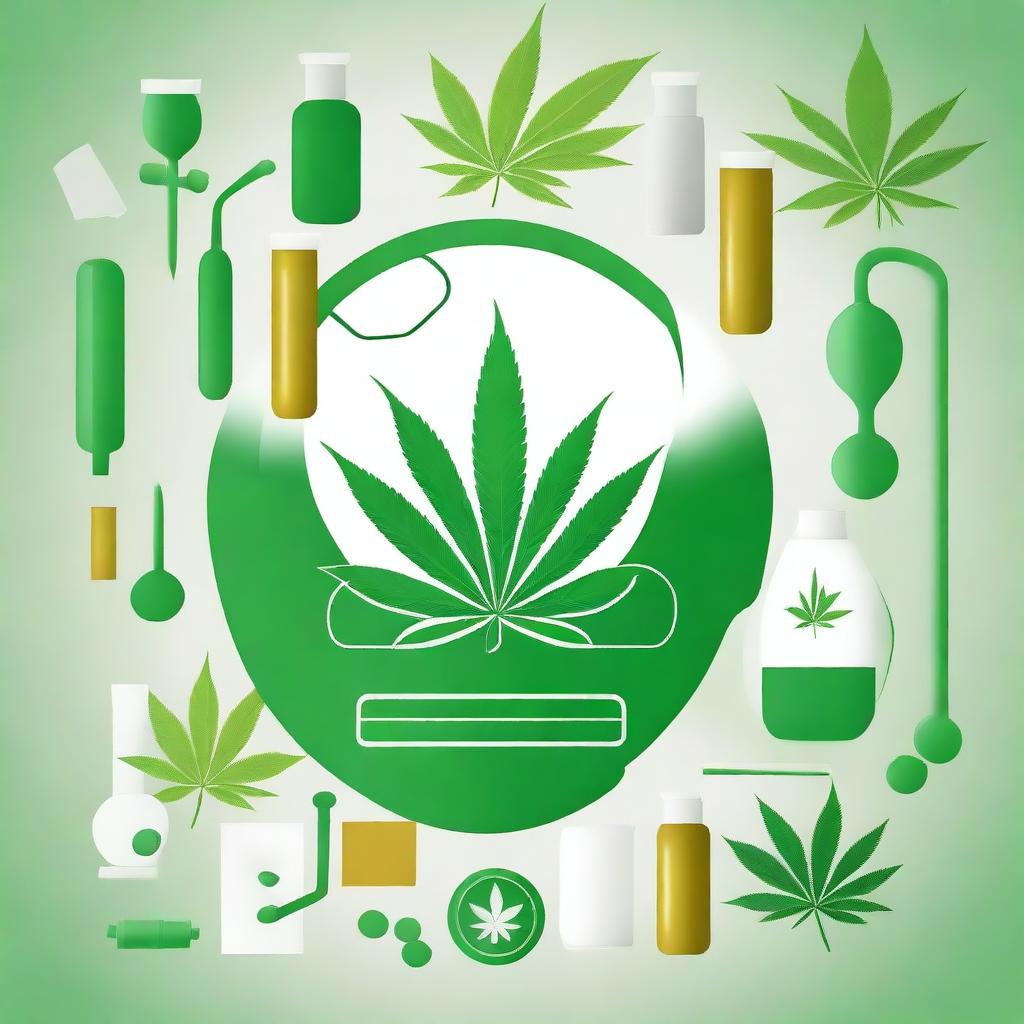 Create an image for 'Cannabis Medicinal e elementos da medicina'