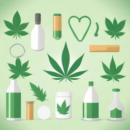 Create an image for 'Cannabis Medicinal e elementos da medicina'