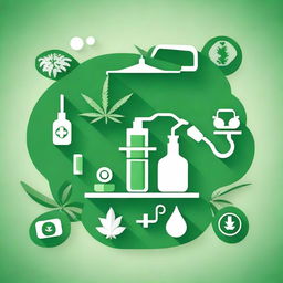 Create an image for 'Cannabis Medicinal e elementos da medicina'