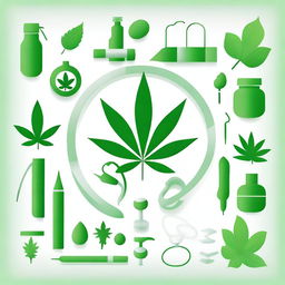 Create an image for 'Cannabis Medicinal e elementos da medicina'