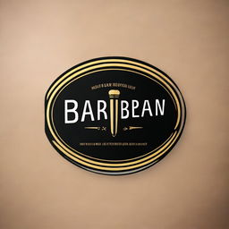 Create a professional course cover for "Ruller School - Curso de Barbearia para Iniciantes"