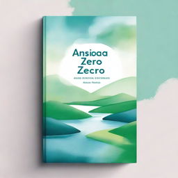 A book cover for 'Ansiedade Zero: Estratégias Práticas para Alívio Imediato'