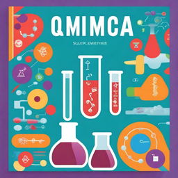 A colorful and educational book cover for a chemistry supplementary textbook