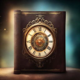 Create a cover for a fantasy book about time and portals