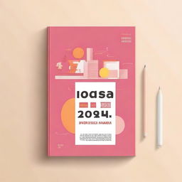 Customize one of the provided book covers by changing the text to: 'AGENDA ESCOLAR CURSO 2024 - 2025