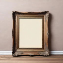 A high-quality vintage art frame mockup in multiple sizes: 5"x7", 6"x8", 8"x10", 9"x11", 11"x14", and 12"x16"