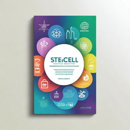 Create a cover page for a book titled 'STEMCELL WITH INTEGRATIVE MEDICINE'