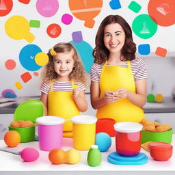 A vibrant and engaging thumbnail for a YouTube video titled '5-minute Crafts Parenting Hacks Review'