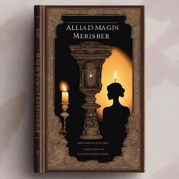 A book cover showing a candle flame burning in an ornate container