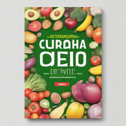 Create a book cover titled 'Guia Completo da Dieta Low Carb: Perca Peso de Forma Saudável'
