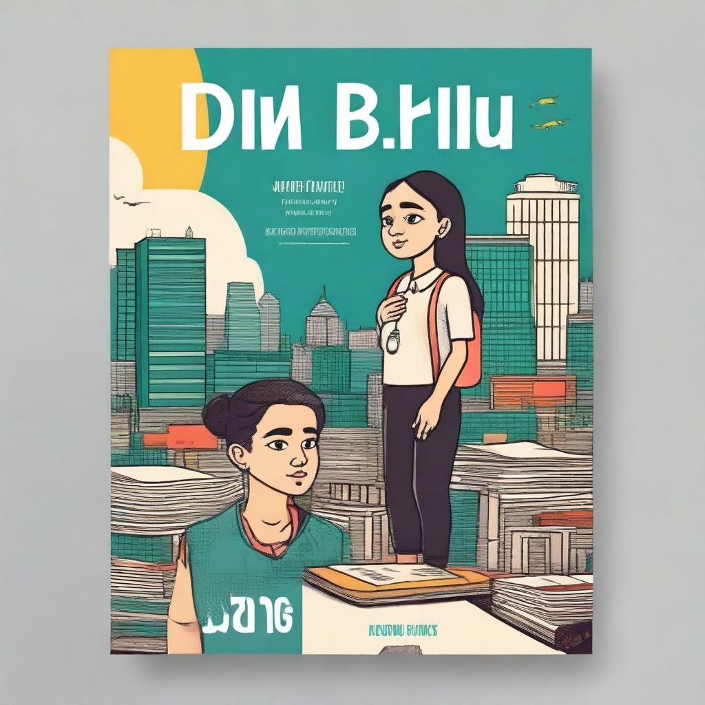 Create a book cover that captures the essence of a story about Arini's struggles at work, the support from her boyfriend, and the dynamics of life in Jakarta