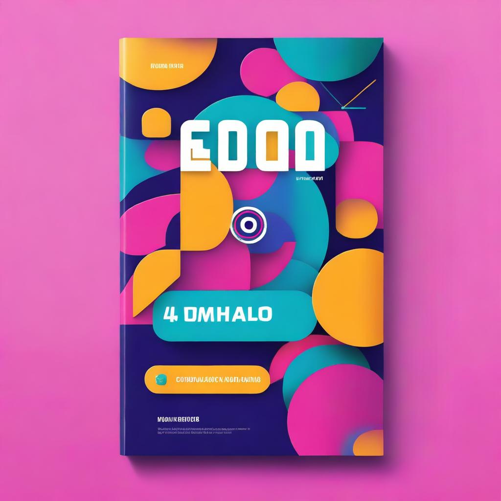 A modern book cover design for 'Educação 4