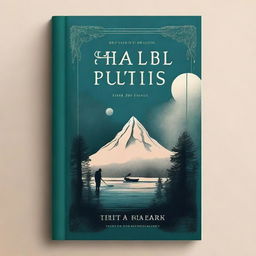 A captivating book cover design featuring an intriguing and mysterious scene, with elegant typography and a balanced color palette