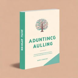 Create a minimalist book cover for a non-fiction self-help book titled 'Adulting' with the subtitle 'A Young Adult's Guide to Financial Security to Help Set Goals, Stop Living Paycheck to Paycheck, Avoid Burnout, and Find Fulfillment in Your Life and Career' by Marie Jimenez