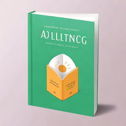 Design a minimalist book cover for the non-fiction self-help book titled 'Adulting' with the subtitle 'A Young Adult's Guide to Financial Security to Help Set Goals, Stop Living Paycheck to Paycheck, Avoid Burnout, and Find Fulfillment in Your Life and Career' by Marie Jimenez