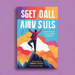 Create an ebook cover for a book titled 'Set Goals and Own Them!'