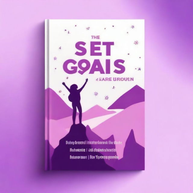 Create an ebook cover for a book titled 'Set Goals and Own Them!'